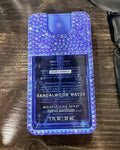 Blue Rhinestoned Spray Hand Sanitizer