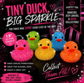 ORANGE Rhinestoned Mini Rubber Duck